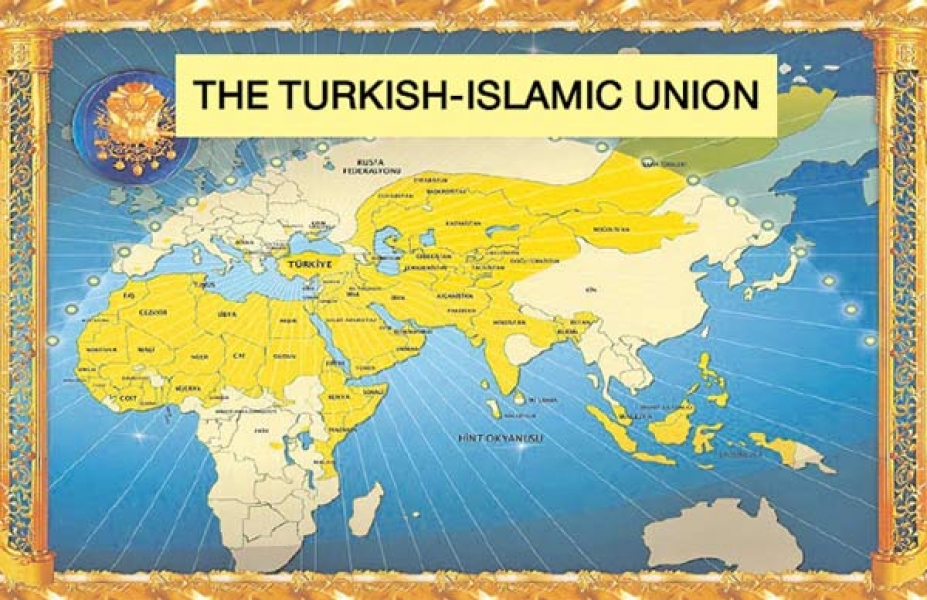 Map of the Turkish-Islamic Union.