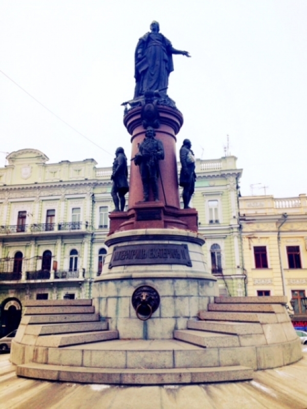 Monument to Catherine the Great, Odessa, Ukraine (Photo credit: Balkanist)