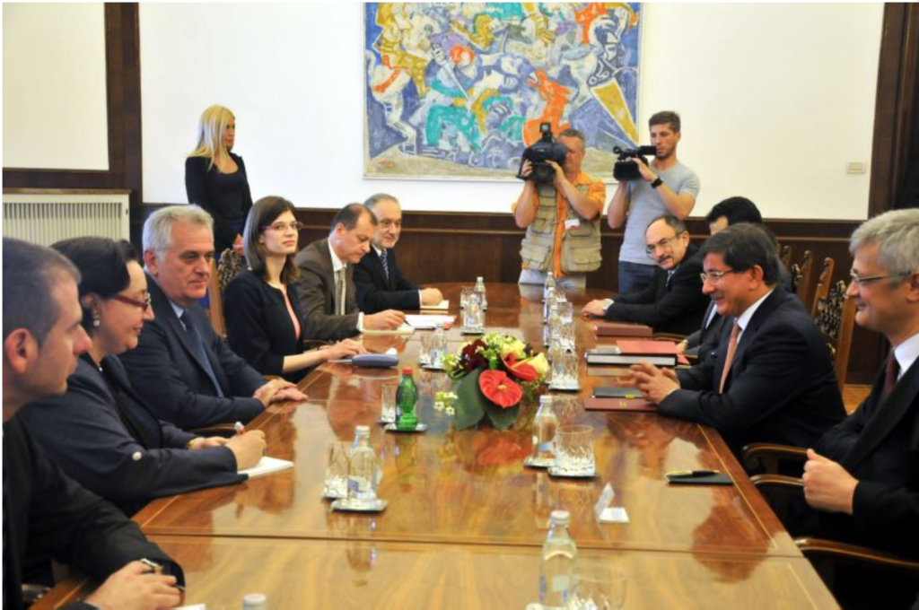 Nikolic, Davutoglu, etc. (Photo credit: MFA Turkey)